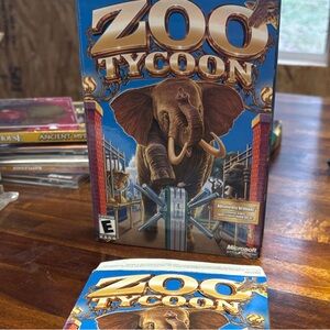 Microsoft Zoo Tycoon Video Game for the computer. BOX is unopened